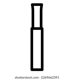 single strand wire line icon vector. single strand wire sign. isolated contour symbol black illustration