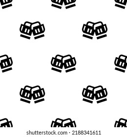 Single Toast pattern. Toast concept. filled trendy Vector seamless Pattern, background, wallpaper