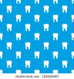 Single tooth pattern vector seamless blue repeat for any use