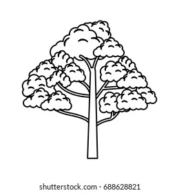 single tree icon image 