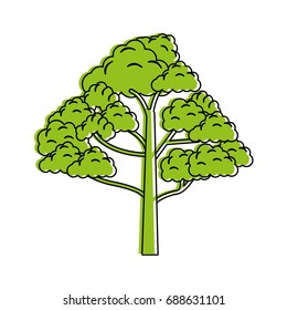 single tree icon image 