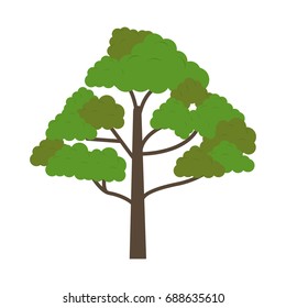 single tree icon image 