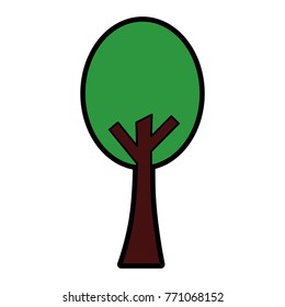 single tree icon image 