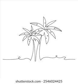 A single Tree Line art