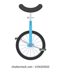 
Single tyre unicycle for circus tricks 
