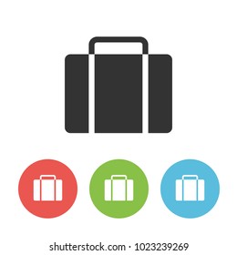 Single vector icon of business case