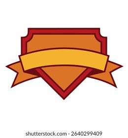 A single vector icon depicting a banner, perfect for advertisement and decoration purposes.