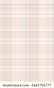 Tejido a cuadros de un solo Vector, fondo de textura de tela de cubierta. Patrón de cuadros de tartán sin costura en paleta de colores claros y blancos.