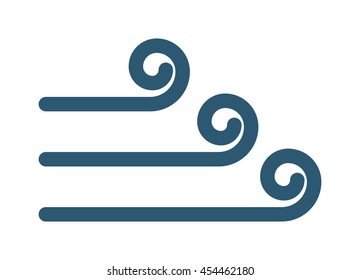 Single weather icon cloud with snow storm meteorology winter element