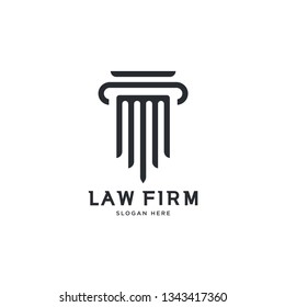 Justice Law Logo Design Template Attorney Stock Vector (Royalty Free ...