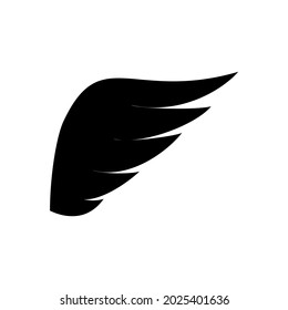 single wing logo on isolated background