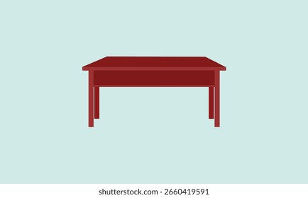 Solo Vector de diseño de mesa de madera para su uso.