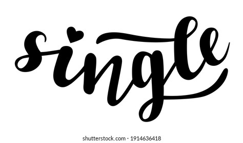 Single word handwritten lettering vector. Love quotes and phrases, elements for cards, banners, posters, mug, scrapbooking, pillow case, phone cases and clothes design.