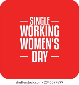 Plantilla de fondo del Día de la Mujer Trabajadora Única Concepto de vacaciones