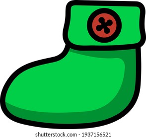 Single_flat_template_title. Editable Thick Outline With Color Fill Design. Vector Illustration.