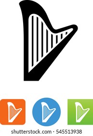 Single-action Pedal Harp Icon