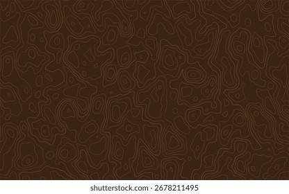 Um design vetorial de camada única com elementos topográficos, texto e um espectro completo de cores CMYK, adequado para várias aplicações de impressão e digitais.
