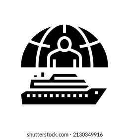 singles cruise glyph icon vector. singles cruise sign. isolated contour symbol black illustration