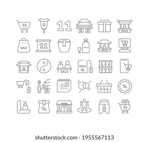 Día de los Solteros. Colección de iconos perfectamente delgados para el diseño web, aplicación y los proyectos más modernos. El kit de carteles de la categoría Vacaciones.
