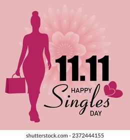 Singles Day is a major shopping holiday in China, celebrated on November 11th, primarily by single people treating themselves to gifts.