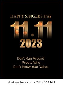 Singles Day is a major shopping holiday in China, celebrated on November 11th, primarily by single people treating themselves to gifts.