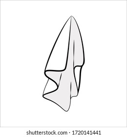 A single-standing object is a blanket, pillow, or rug. In the style of a child's drawing. Design for fabric, box, packaging paper, postcards, stickers, cafe restaurant, shop interior decor