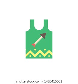 Singlet color icon. Element of boho color icon. Premium quality graphic design icon. Signs and symbols collection icon for websites, web design, mobile app