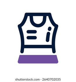 singlet duotone icon. Sleek and modern vector icon for websites, mobile apps, marketing materials, and corporate design. Fully scalable and ready to use.