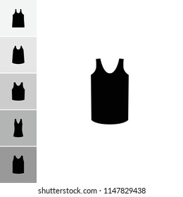 Singlet icon. collection of 6 singlet filled icons such as . editable singlet icons for web and mobile.