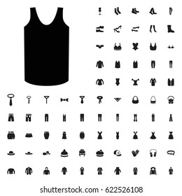 Singlet icon illustration isolated vector sign symbol. clothes icons vector set. on white background