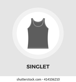 Singlet icon vector. Flat icon isolated on the white background. Editable EPS file. Vector illustration.