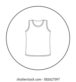 Singlet icon of vector illustration for web and mobile