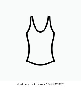 Singlet Icon - Vector, Sign and Symbol for Design, Presentation, Website or Apps Elements.