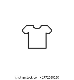 singlet line icon on white background