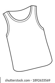 ilustración vectorial de línea simple, aislada en fondo blanco para la educación, vista superior