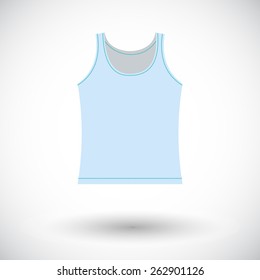 Singlet. Single flat icon on white background. Vector illustration.
