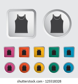 Singlet single icon. Vector illustration.