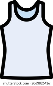 icono de línea de color de vector singlet