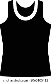 singlet vector glyph flat icon