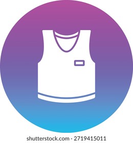 Ícone do vetor de singlet. Pode ser usado para impressão, aplicativos móveis e da Web.