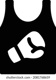 singlet vector illustration isolated on a transparent background . glyph vector icons for concept or web graphics.