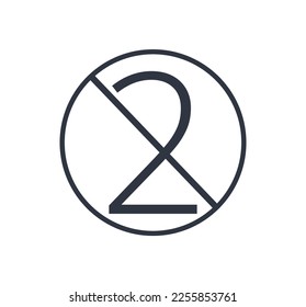 Single-use medical devices symbol. Concept of packaging.
 - Shutterstock ID 2255853761
