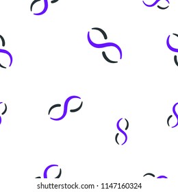 SingularityNET Cryptocurrency Coin Sign Seamless Pattern