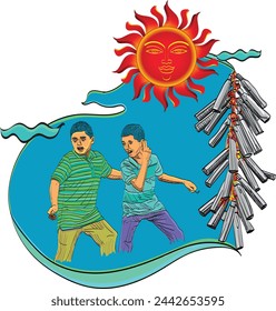 Sinhala and Tamil New Year firecracker