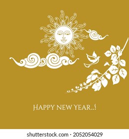 Sinhala and Tamil New Year Sun