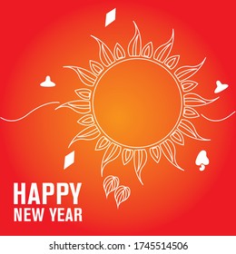 Sinhala & Tamil New Year vector.Sri Lankan Big event.Vector