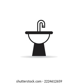 sink and basin icon vector illustration