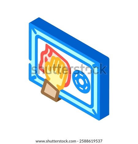 sink cleaning bleach isometric icon vector. sink cleaning bleach sign. isolated symbol illustration