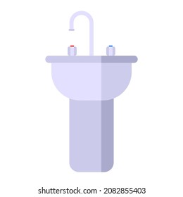 sink flat clipart vector illustration