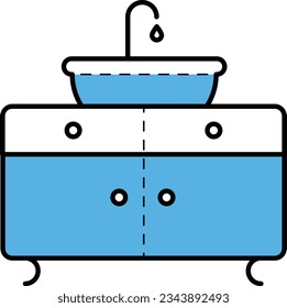 Sink flat vector icon flat vector icon